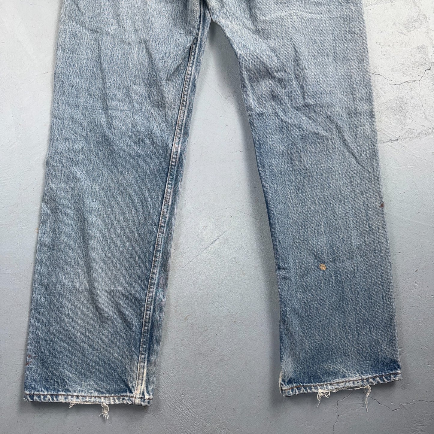 Levis 501 Vintage 90s Y2K XX Straight Leg Jeans Blue Light Wash 36x34 Act 34x29