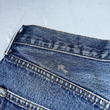 Levis 501 Vintage 80s Redline Selvedge USA XX Jeans Med Wash 32x32 Act 30x29