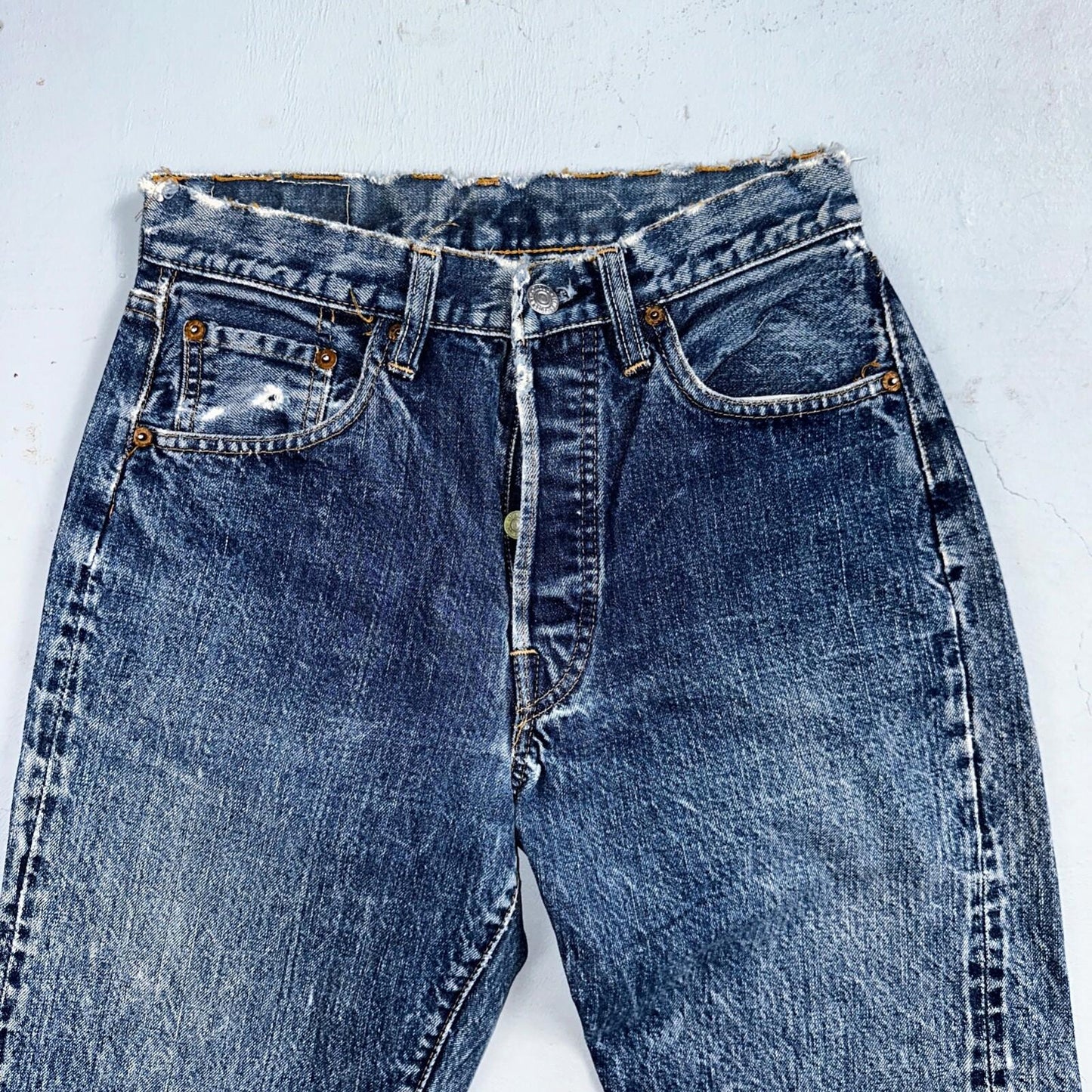 Levis 501 Big E Vintage 60s Redline Selvedge USA XX 1960s Jeans 28x32 Act 26x28