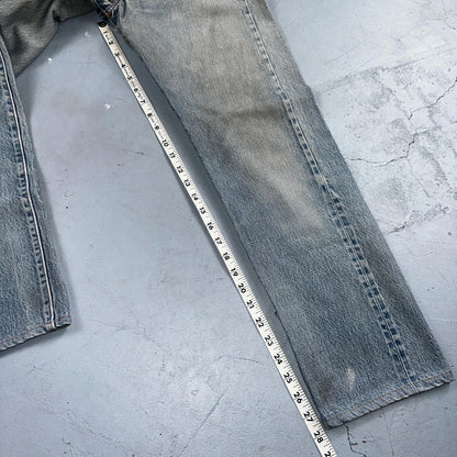 Levis 501 Vintage 80s Redline Selvedge USA XX Jeans Light Wash 29x34 Act 27x28