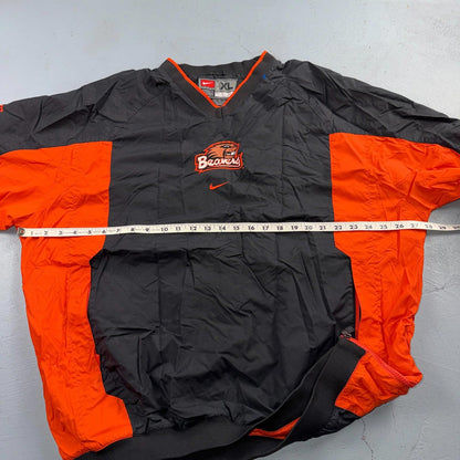 Nike VTG Oregon State University OSU Beavers Team Warm Up Jacket Center Swoosh
