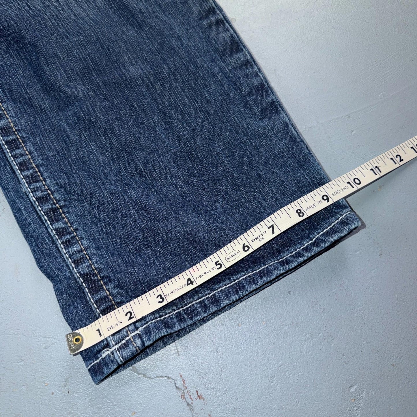 Ariat M7 Slim Straight Leg Jeans Mens 42x30 Blue Denim Pants Cowboy Western 42