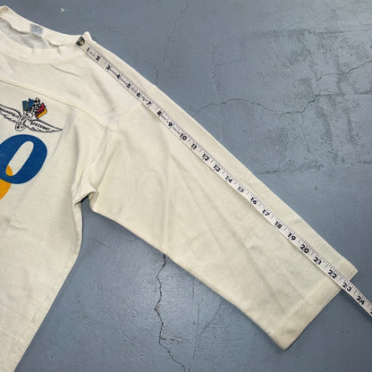 VTG Indianapolis Motor Speedway 500 Jersey T Shirt Artex Large USA Raglan 70s