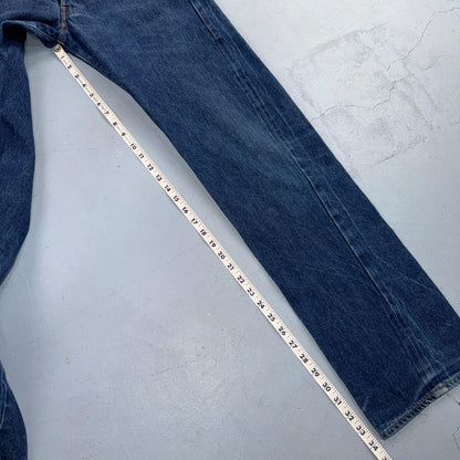 Levis 501 Vintage 80s Redline Selvedge USA XX Jeans Dark Wash 34x38 Act 31x34