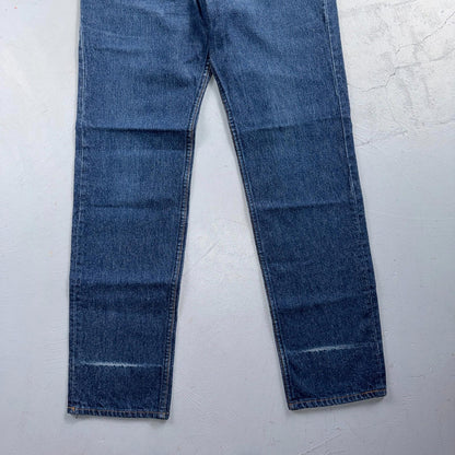 Levis 501 Vintage 80s USA XX Straight Leg Jeans High Rise Sz 13 Womens Act 27x31