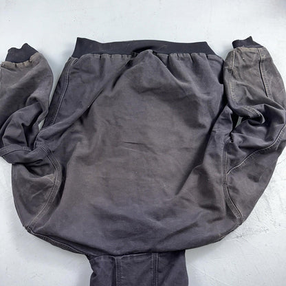 Carhartt Jacket VTG Mens Large Purple Hooded Distressed Bomber J208 MDT Thrashed