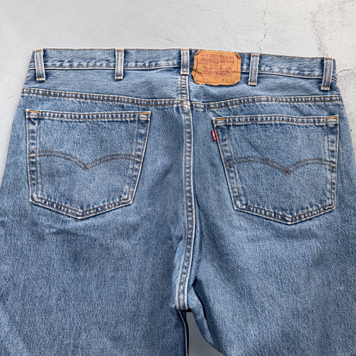 Levis 501 Vintage 80s USA XX Straight Leg Jeans Blue Light Wash 40x32 Act 39x31