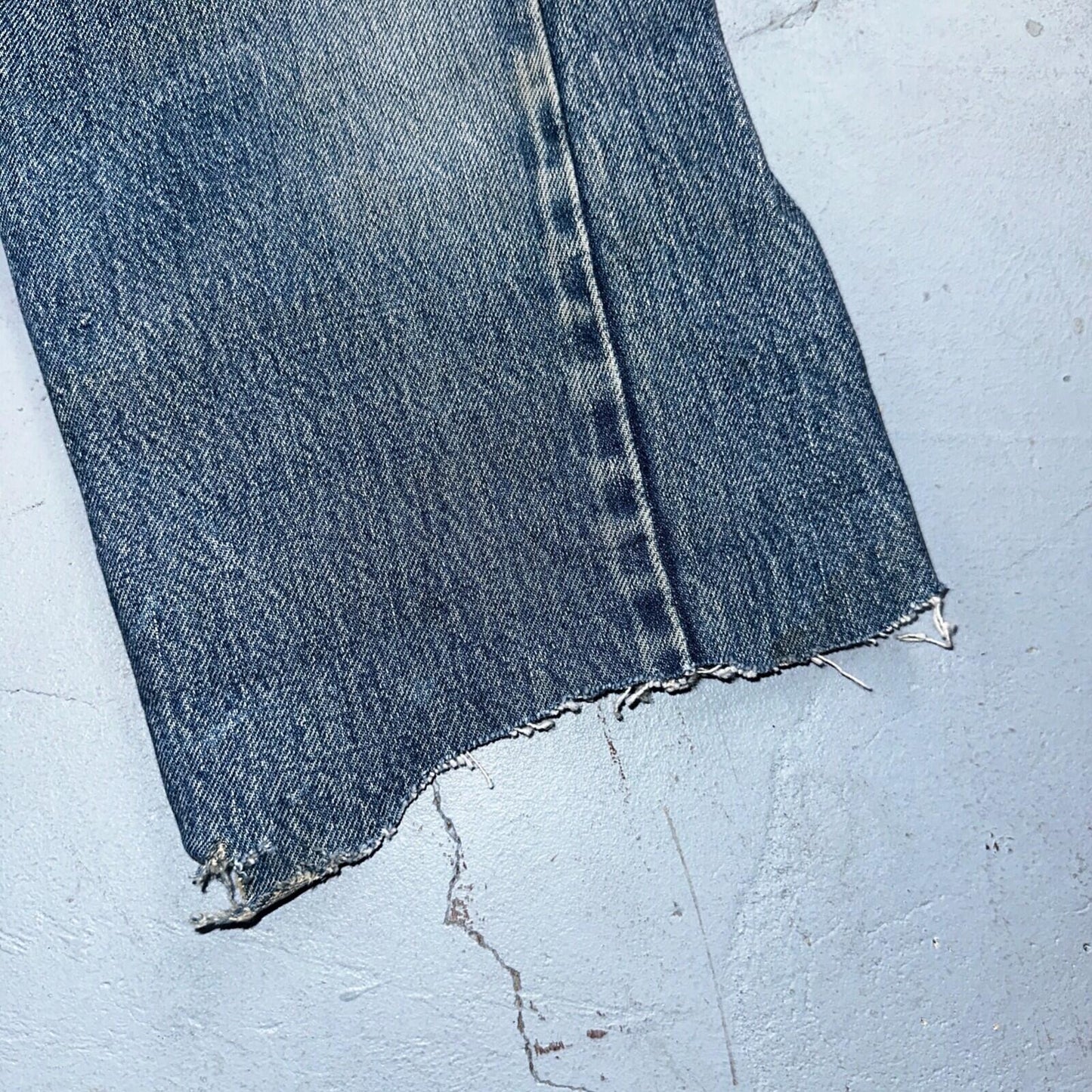 Levis 501 Vintage 80s Redline Selvedge USA XX Jeans Light Wash Capri Act 30x25