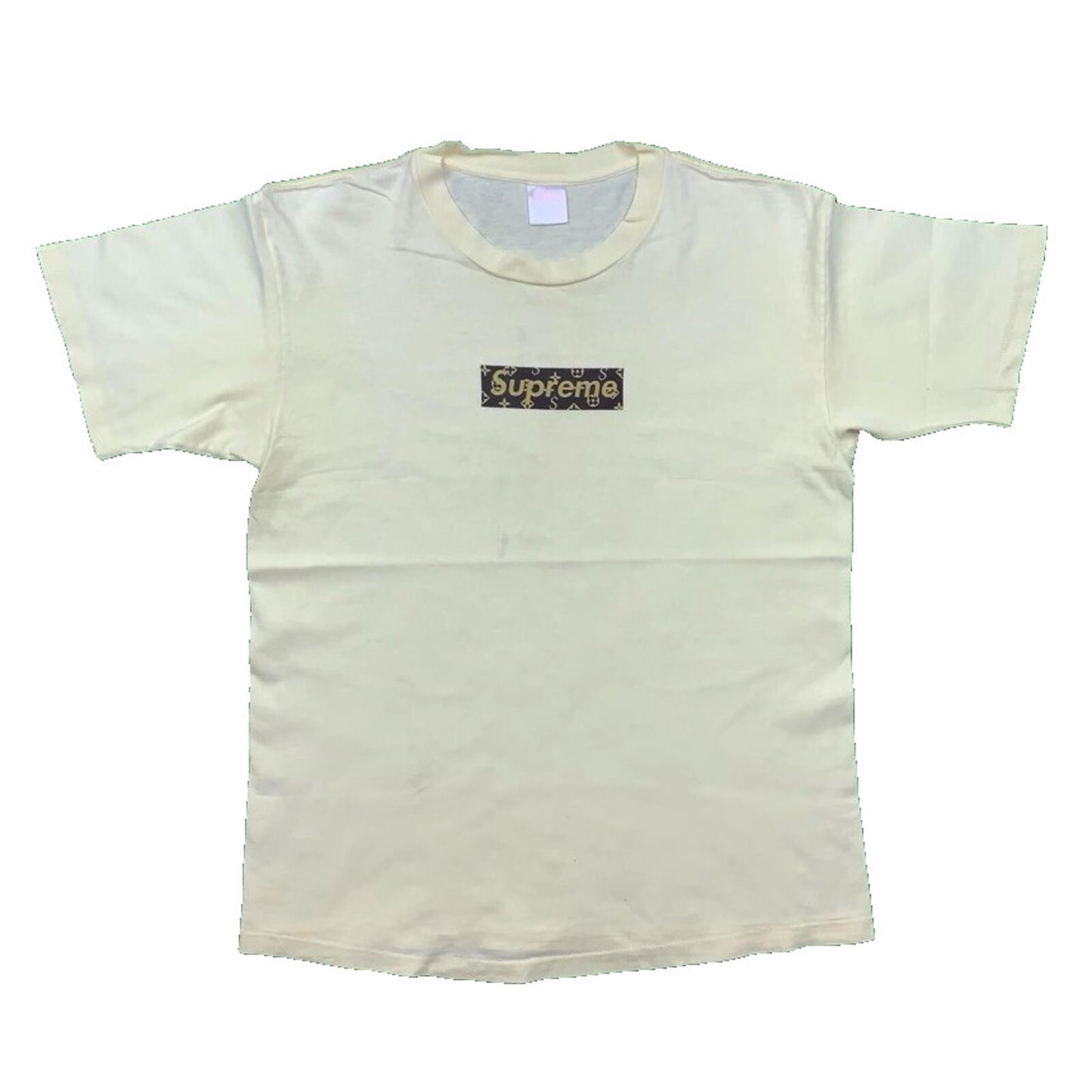 OG 2000 Supreme Louis Vuitton LV Monogram Box Logo T Shirt 100% Authentic VTG