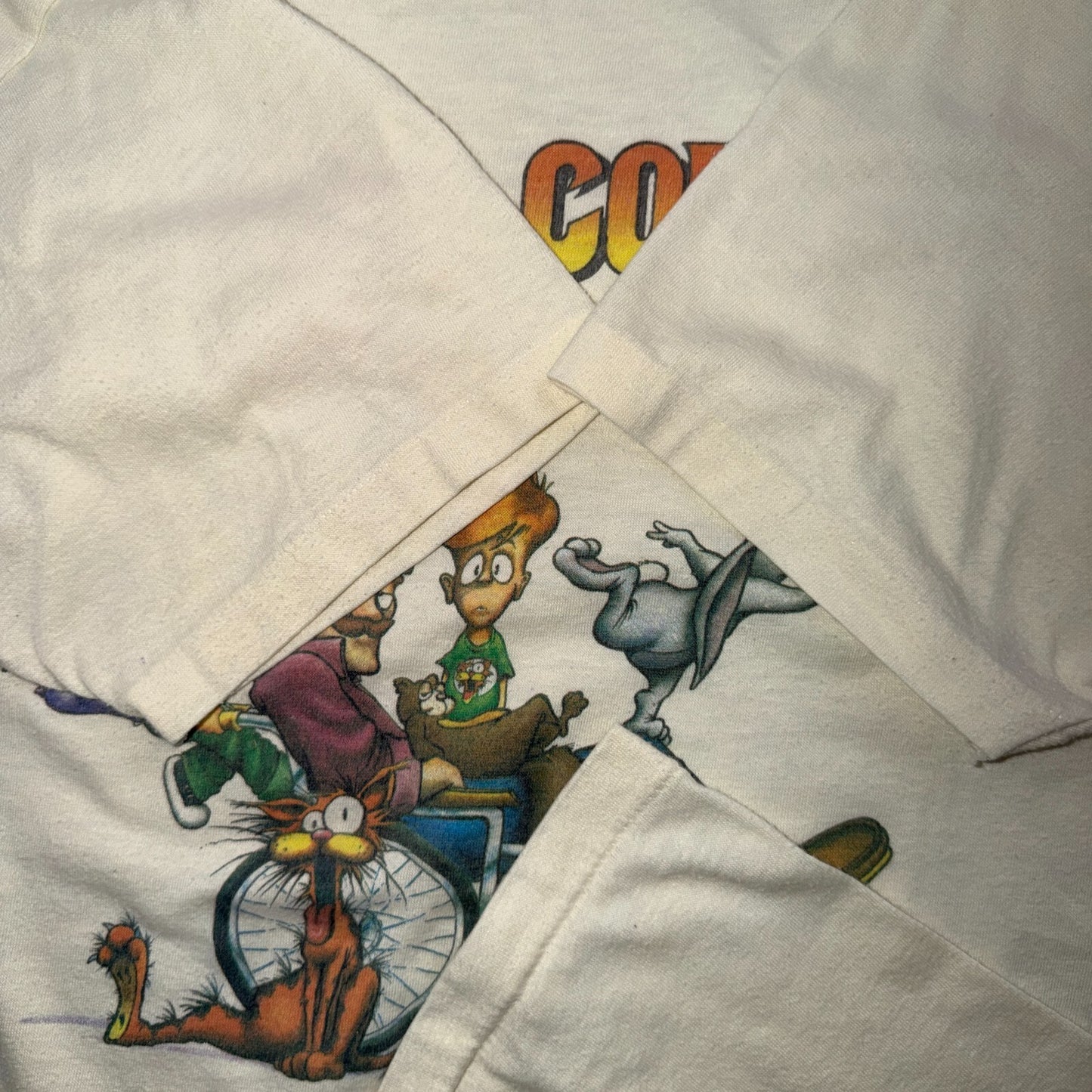 Bloom County Comic Strip 1984 VTG T Shirt 80s Single Stitch Graphic Cat Animal