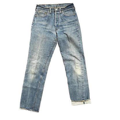 Levis Vintage 80s Redline Selvedge USA 501 XX Jeans 66 70s Light 33x38 Act 30x33