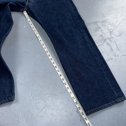 Levis 501 Vintage Y2K 90s XX Straight Leg Jeans Blue Dark Wash 35x30 Act 33x26