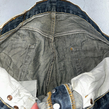 Levis 501 Vintage Y2K XX Straight Leg Jeans Blue Med Wash 34x34 Act 34x32