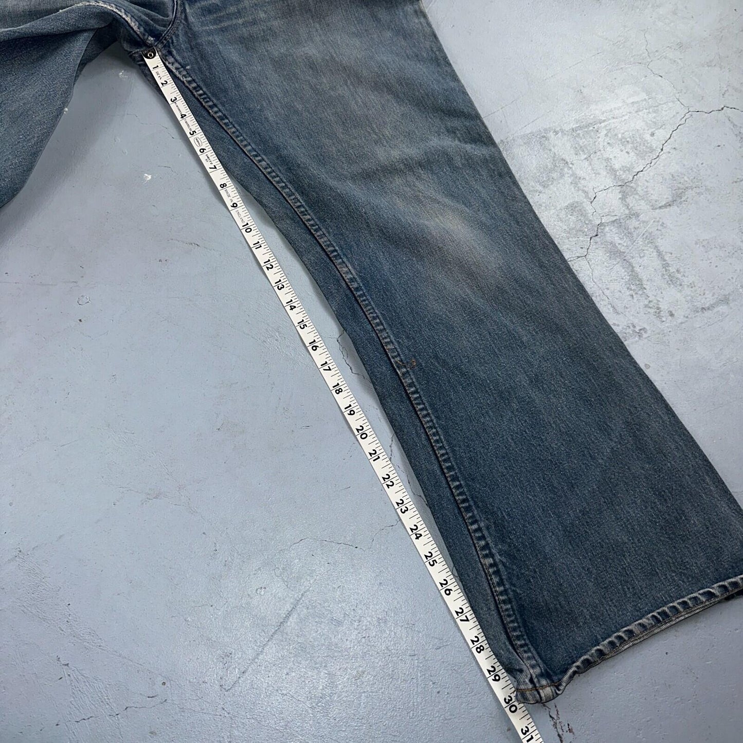 Levis 646 Vintage 70s USA Orange Tab Bootcut Flare Blue Bell Bottom Jeans 40x30