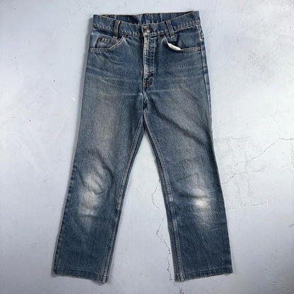 Levis 716 Vintage 80s USA Orange Tab Bootcut Flare Blue Bell Bottom Jeans 29x27