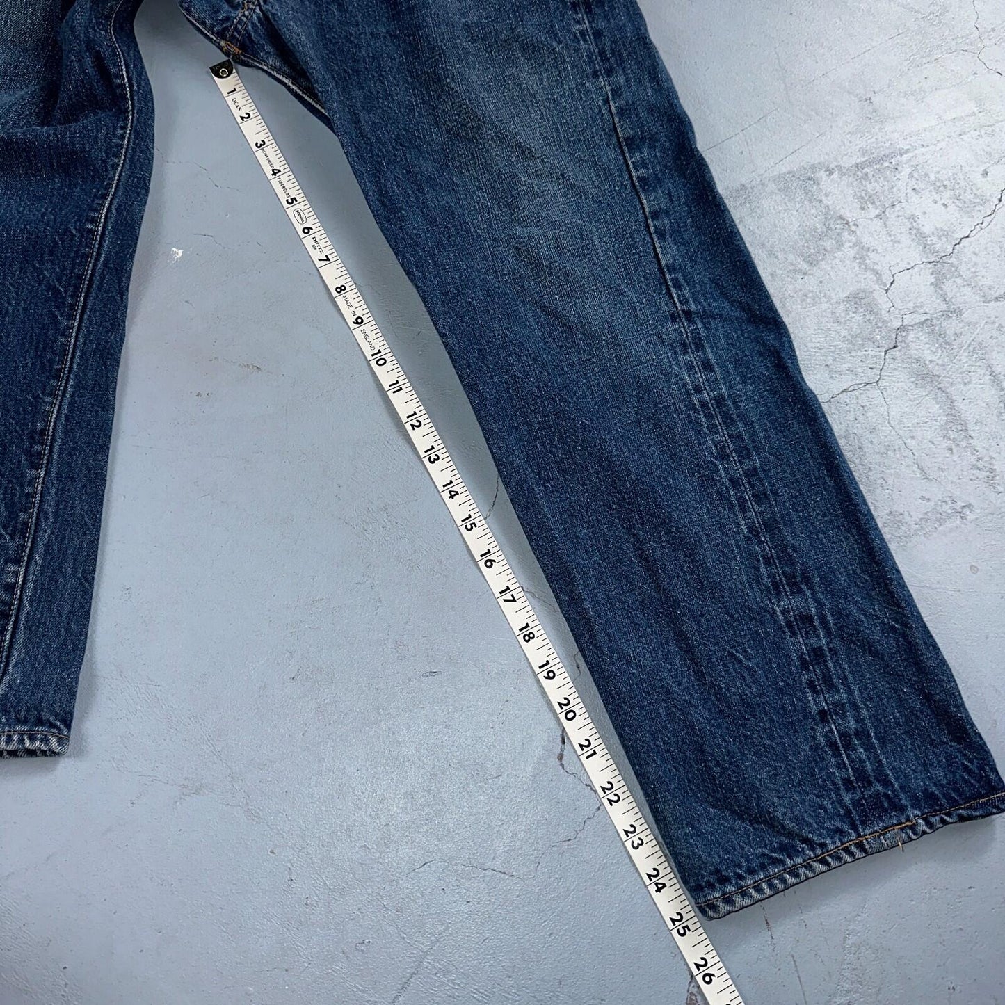 Levis 501 VTG 70s SS Redline Selvedge Jeans XX Med Wash 34x29 Act 31x25