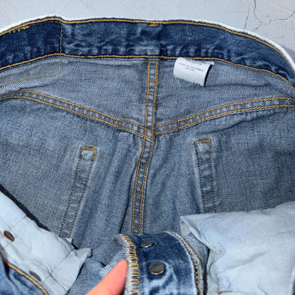 Levis 501 Vintage Y2K 90s XX Straight Leg Jeans Blue Light Wash 33x34 Act 31x31