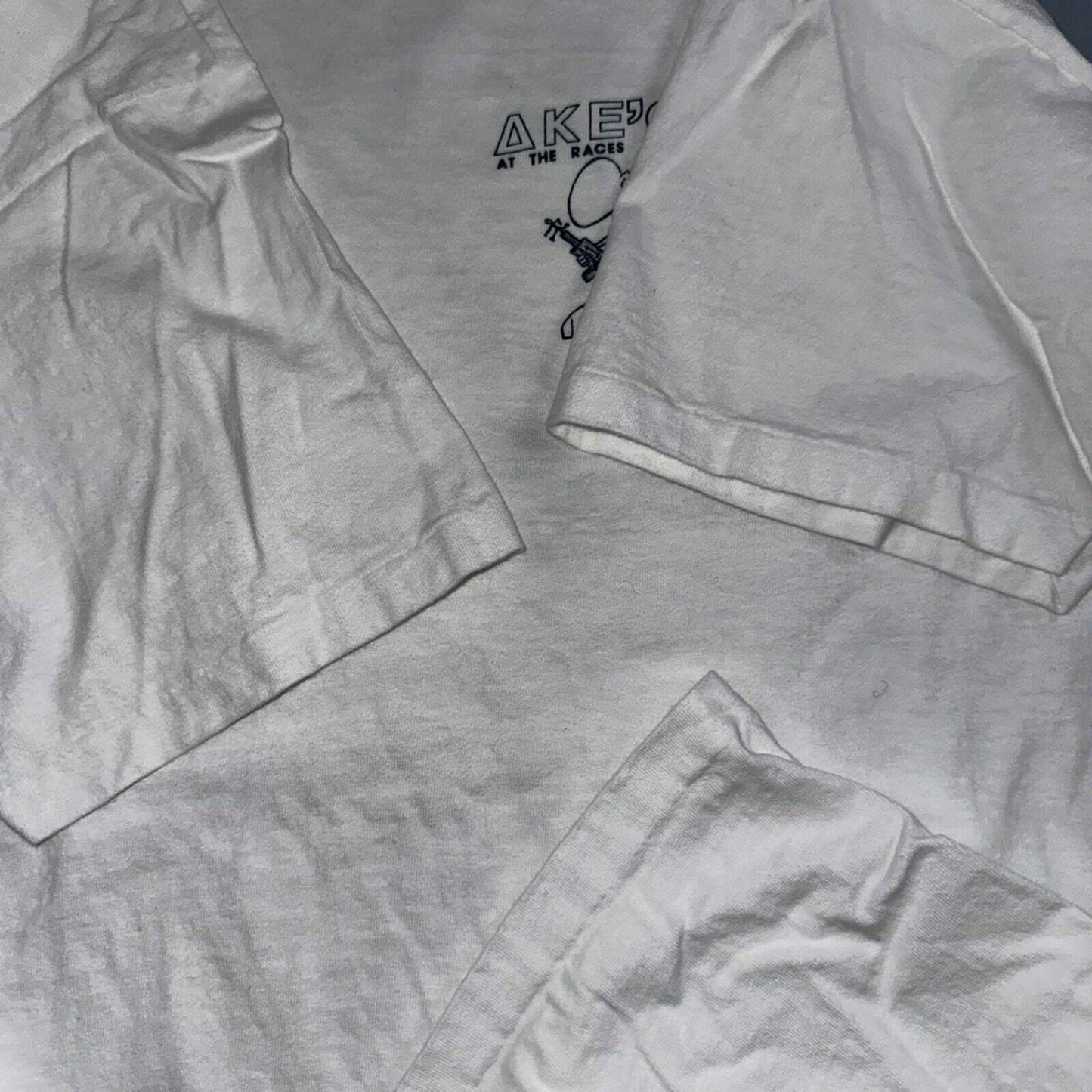 Rat Race Hanes Beefy XL Crazy VTG T Shirt 90s College Running 27 Funny Random