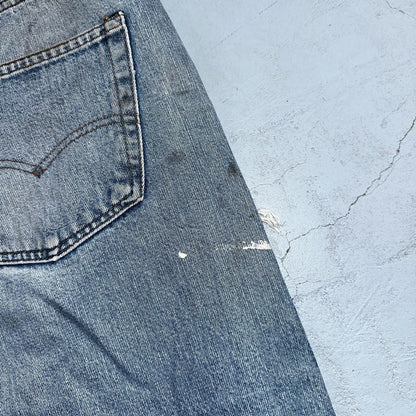 Levis 501 Vintage 80s Redline Selvedge USA XX Jeans Light Wash 48x30 Act 44x26