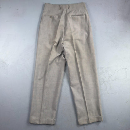 1960s 1970s VTG Mens 2 PC Suit 42 Jacket Coat Pants Gray Union Wool Rockabilly