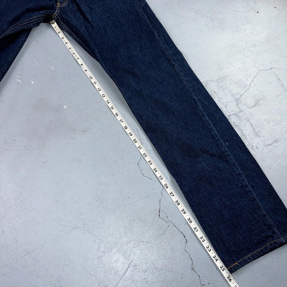 Levis 501 Vintage Y2K 90s XX Straight Leg Jeans Blue Dark Wash 36x40 Act 34x35
