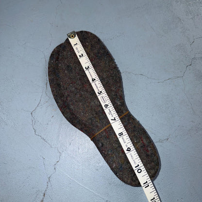 VTG Ball Bend Felt Insoles Mens 8 Sub Zero Vintage Made in USA Black Wool