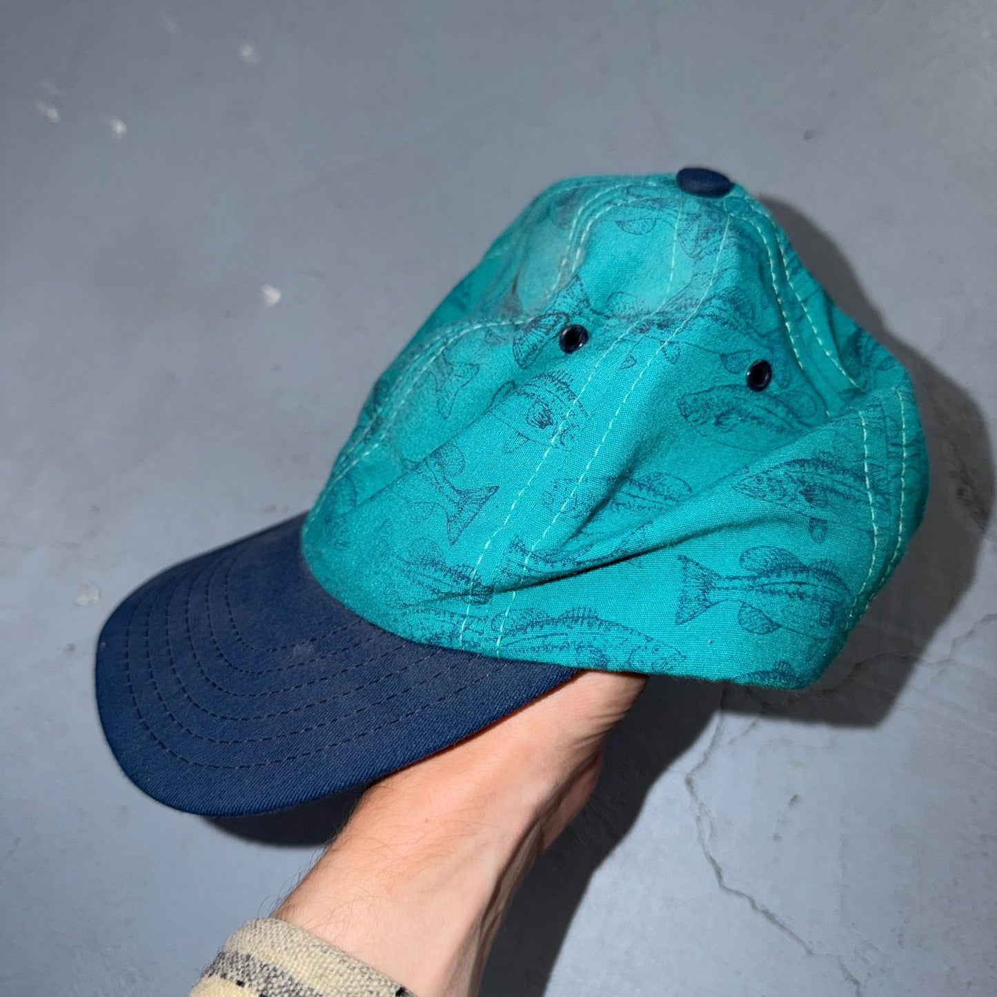 Bass Fishing VTG Hat Baseball Cap Snapback Oregon Outdoors Hunting Hunt Fish USA