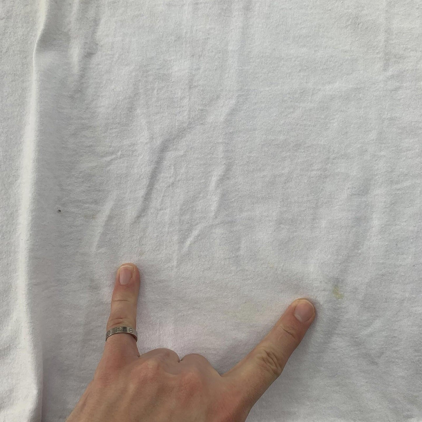 Michigan Vintage T Shirt 90s White FOTL Single Stitch Embroidery Rap Music Cool