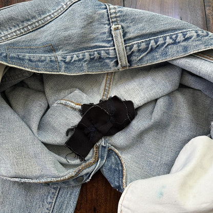 Levis VTG 70s SS Redline Selvedge USA 501 XX Jeans 66 80s 38x33 Act 34x27 CUT