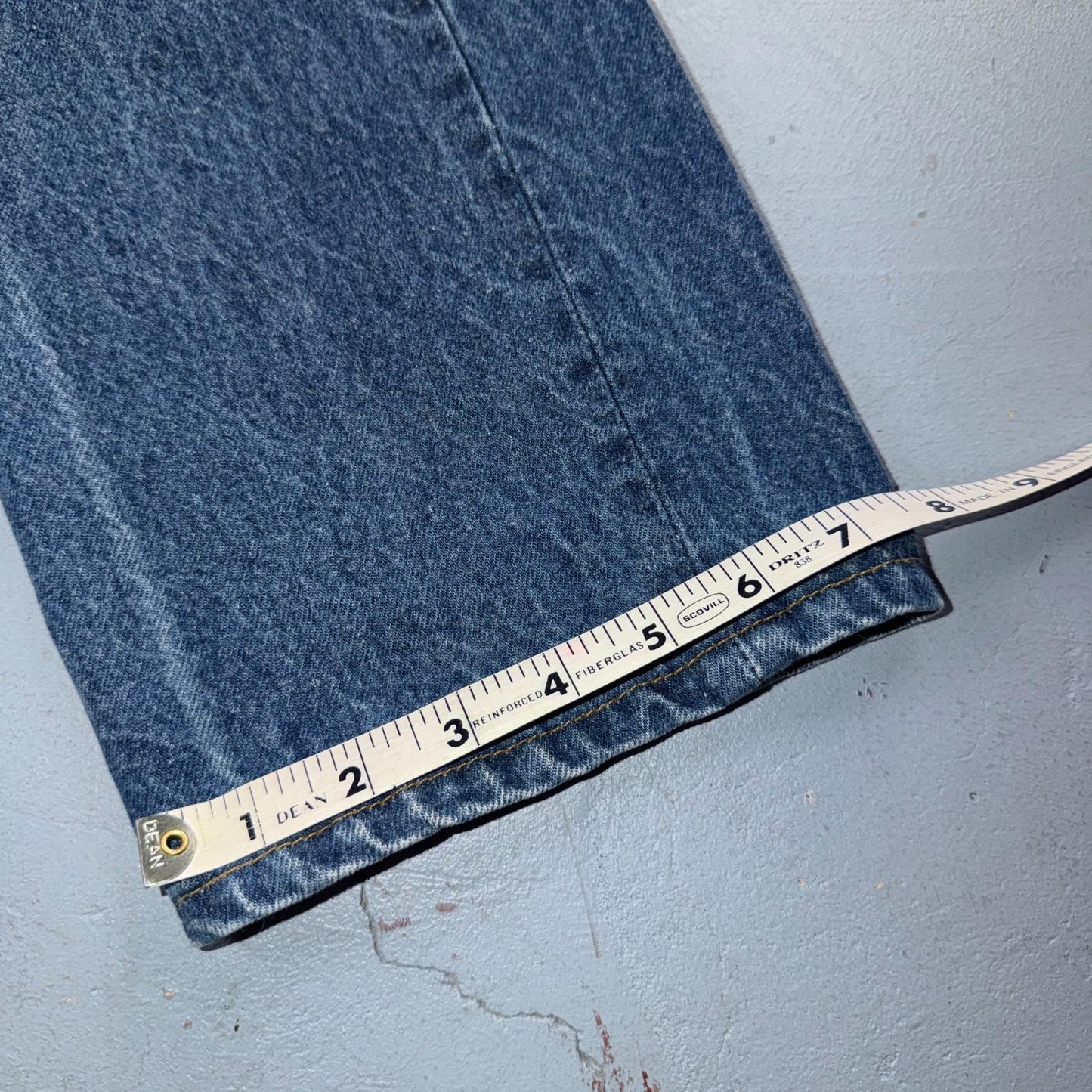Levis 501 Vintage 80s USA XX Straight Leg Jeans Blue Light Wash 33x33 Act 31x30