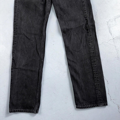 Levis 501 Vintage 90s Mexico Straight Leg Jeans 30x32 Y2K Dark Wash Act 27x30