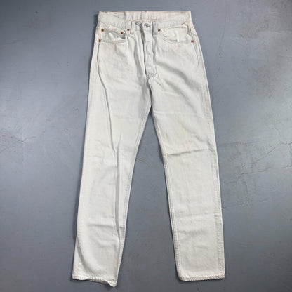 Levis 501 Vintage 90s USA XX Straight Leg Jeans Blue Light Wash 31x34 Act 29x33