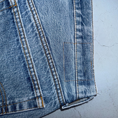 Levis 501 Vintage 80s USA XX Straight Leg Jeans Blue Light Wash 40x32 Act 38x28