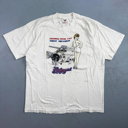 Vintage Arizona Wing Caf Ghost Squadron Sentimental Journey T-Shirt Size XL