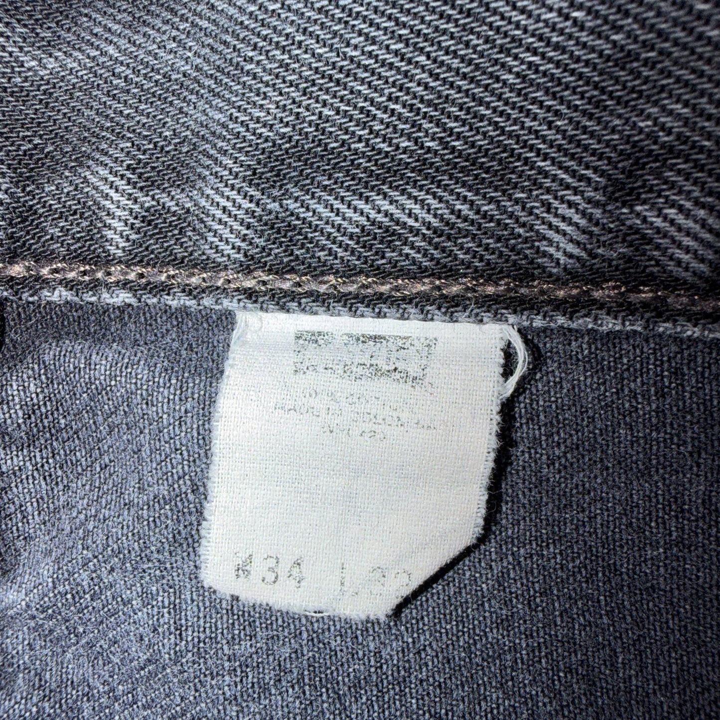 Levis 501 Vintage 90s USA XX Straight Leg Jeans Black Light Wash 34x32 Act 33x30