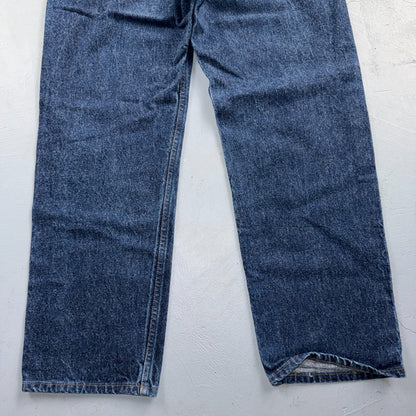 Levis 501 Vintage 80s USA XX Straight Leg Jeans Blue Dark Wash 36x30 Act 33x26