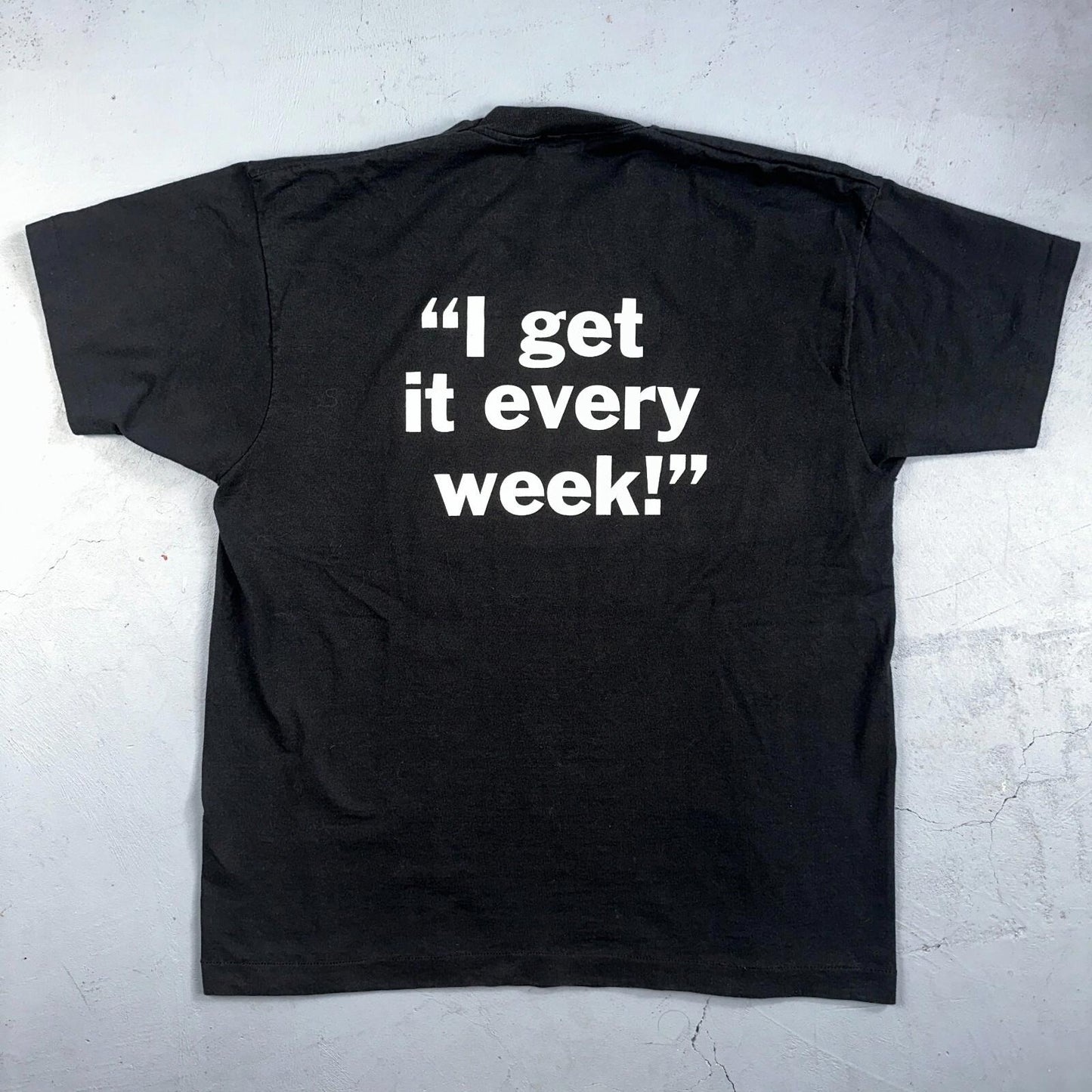 Bottom Line VTG T Shirt Funny Joke Quote Humor IT Every 90s Rap Frostburg Uni