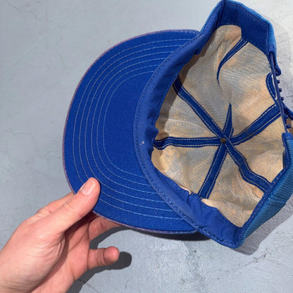 Portland Division Safeway Truck Corduroy VTG Hat Baseball Cap Snapback 80s USA