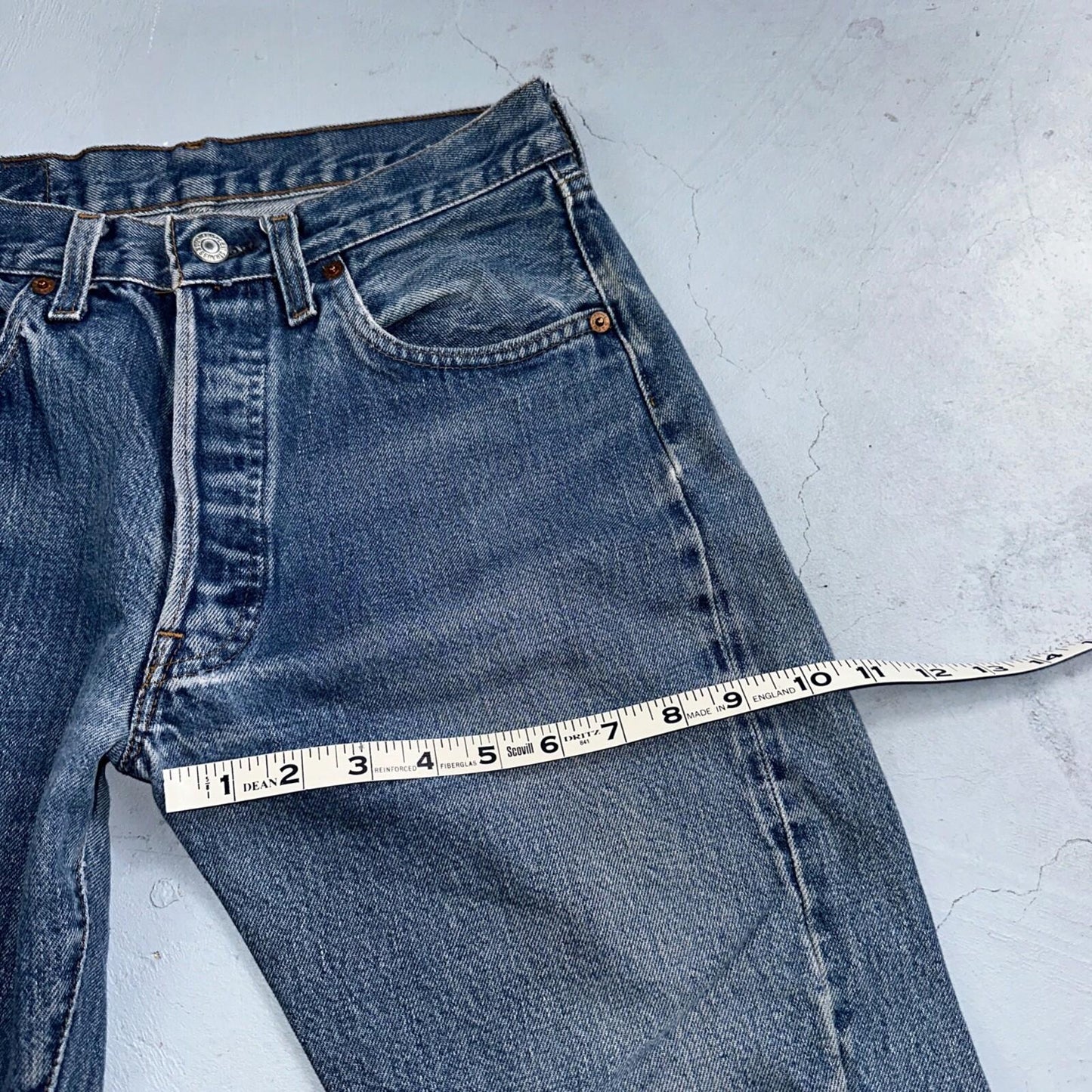 Levis 501 Vintage 80s Redline Selvedge USA XX Jeans Skinny Tailored Act 28X29