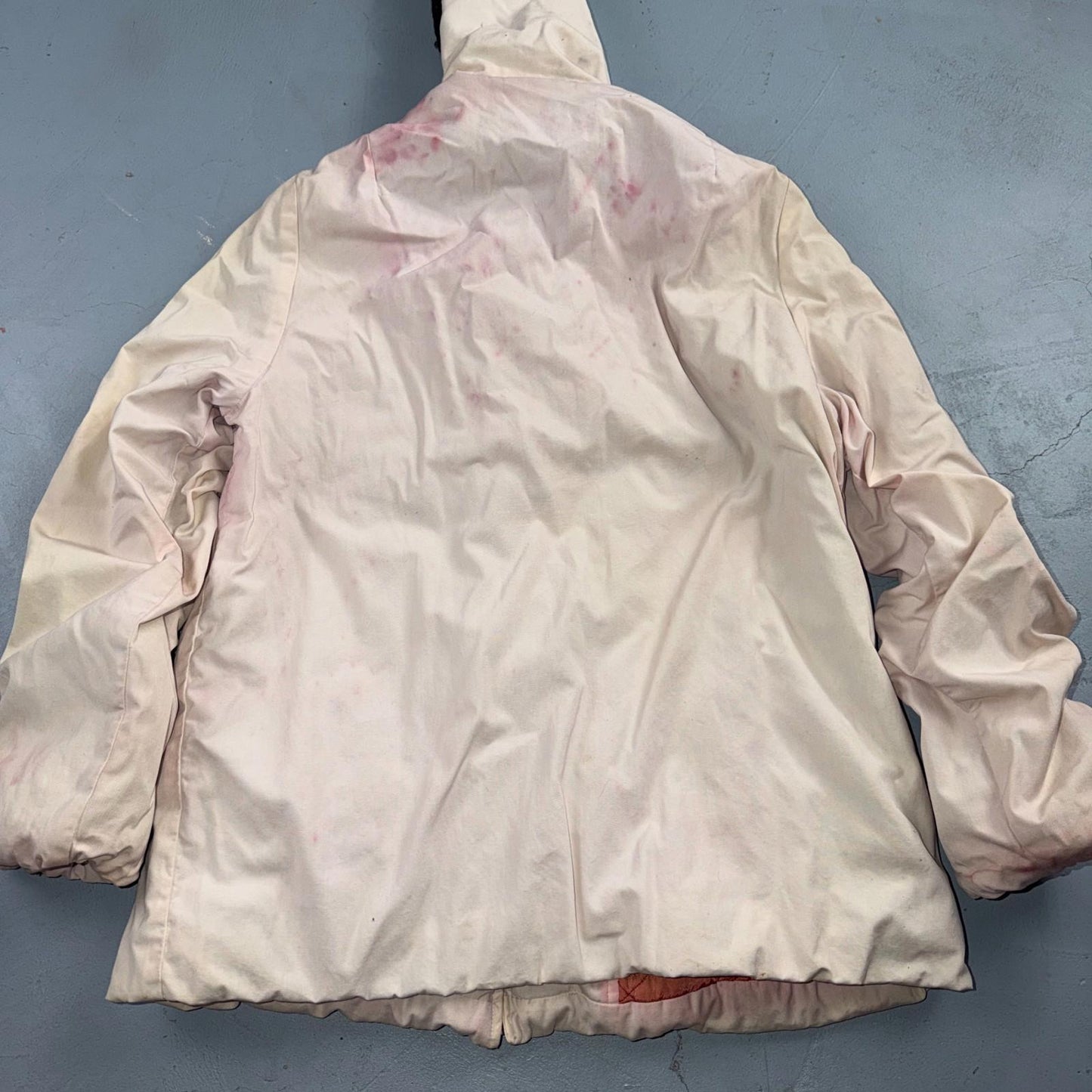 Vintage 50s White Stag Ski Jacket 1950s Rockabilly Stained Rare Puffer Quilt