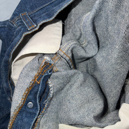Levis 501 Vintage 80s USA XX Straight Leg Jeans Blue Dark Wash 40x34 Act 36x30