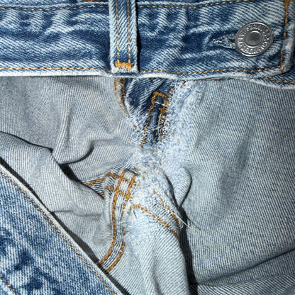 Levis 501 Vintage 90s Y2K XX Straight Leg Jeans Blue Light Wash 36x34 Act 33x30