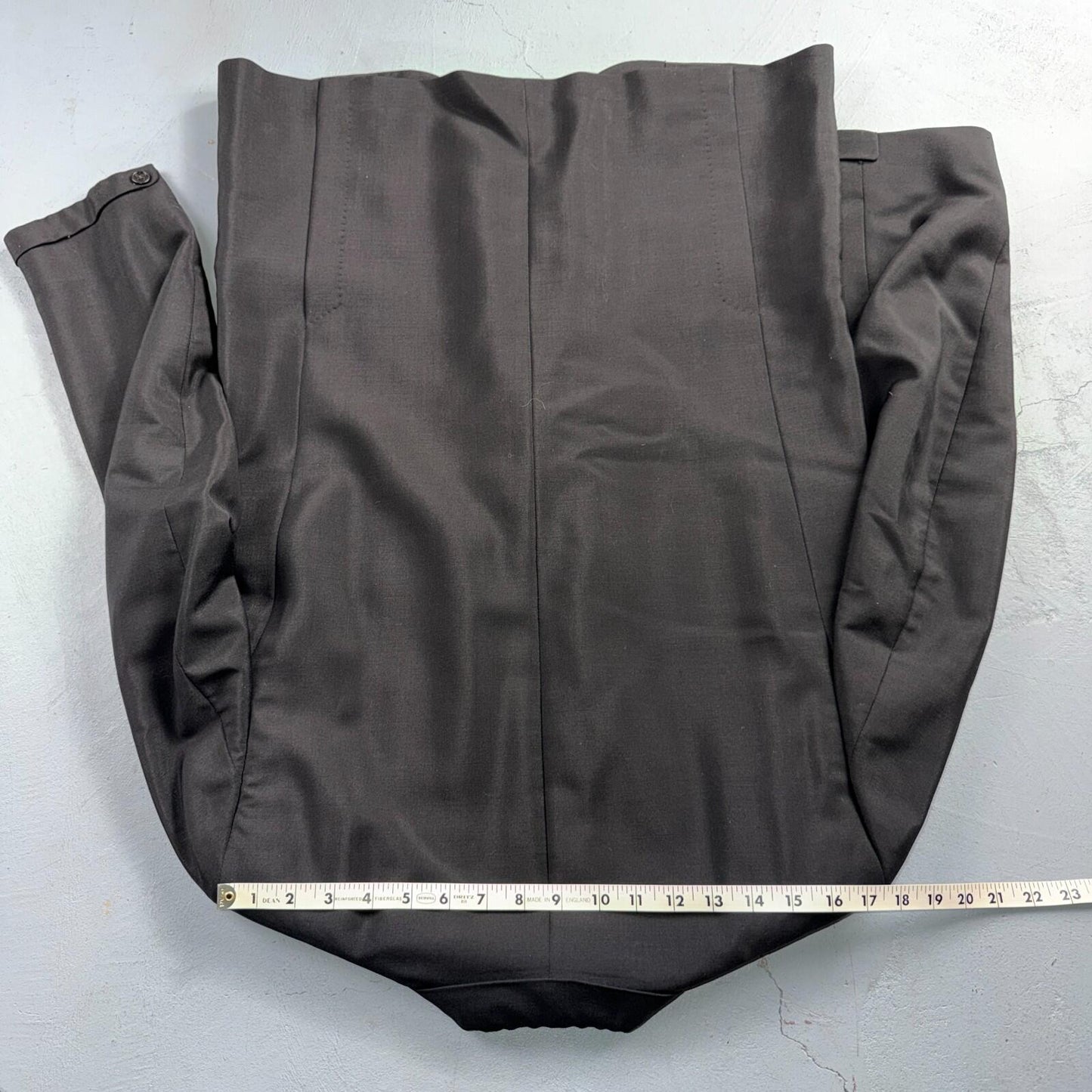 VTG Mens 2 PC Suit 40 Jacket Coat Pants Black Rockabilly 60s 1960s Gab Poly West