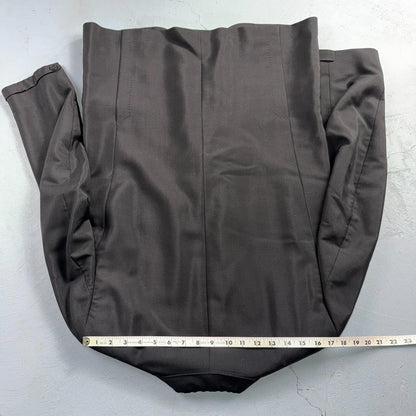 VTG Mens 2 PC Suit 40 Jacket Coat Pants Black Rockabilly 60s 1960s Gab Poly West