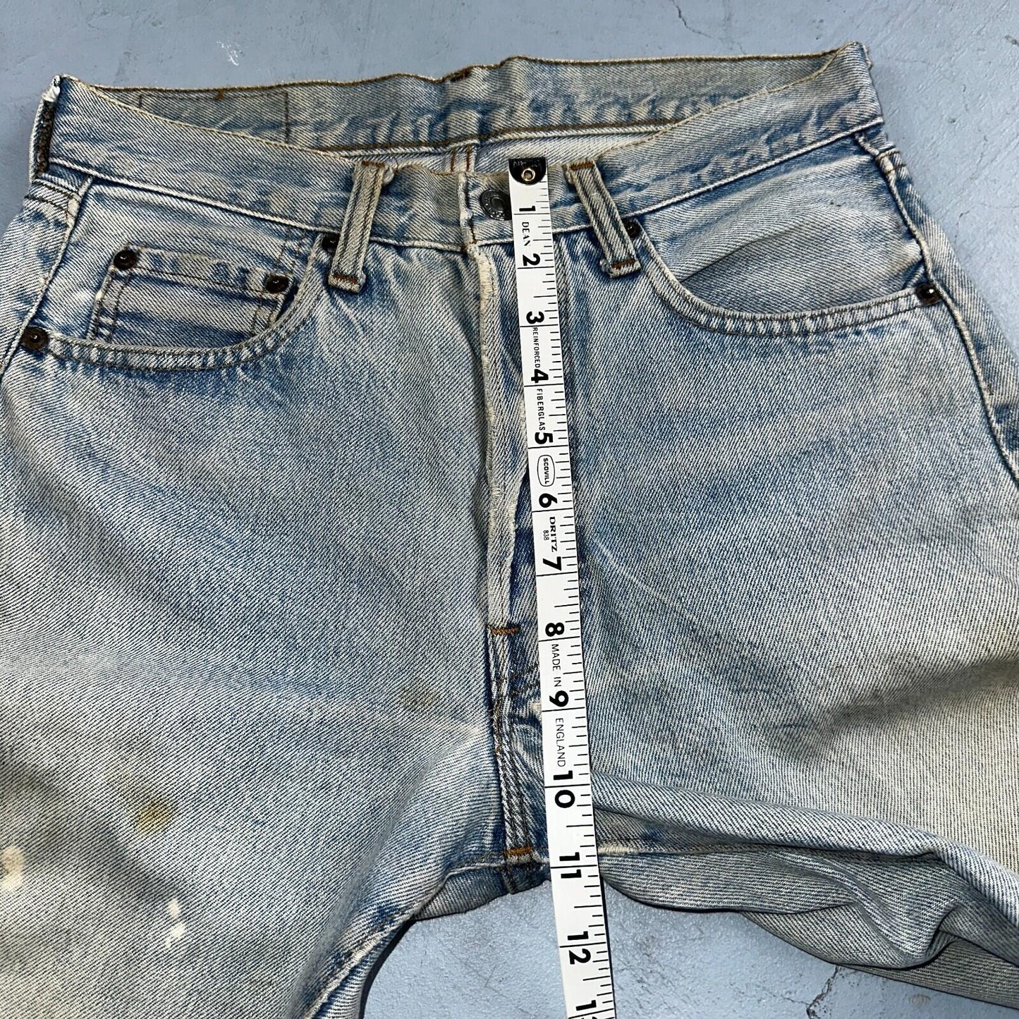 Levis 501 Vintage 80s Redline Selvedge USA XX Jeans Light Wash 1980s Act 28x29