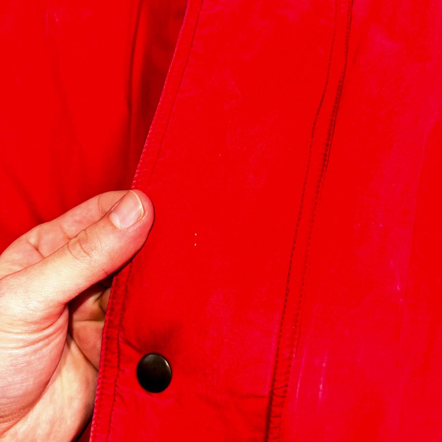 Mighty Mac Jacket Mens 44 Red Bomber Down Filled Norsac Puffer Vintage 80s