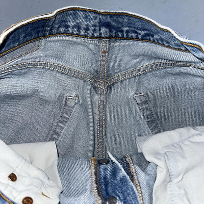 Levis 501 Vintage 90s Mexico Straight Leg Jeans 34x36 Y2K Light Wash Act 31x31