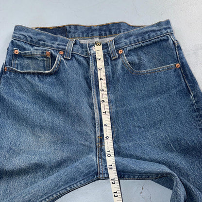 Levis 501 Vintage 80s USA XX Straight Leg Jeans Blue Light Wash 33x33 Act 31x30