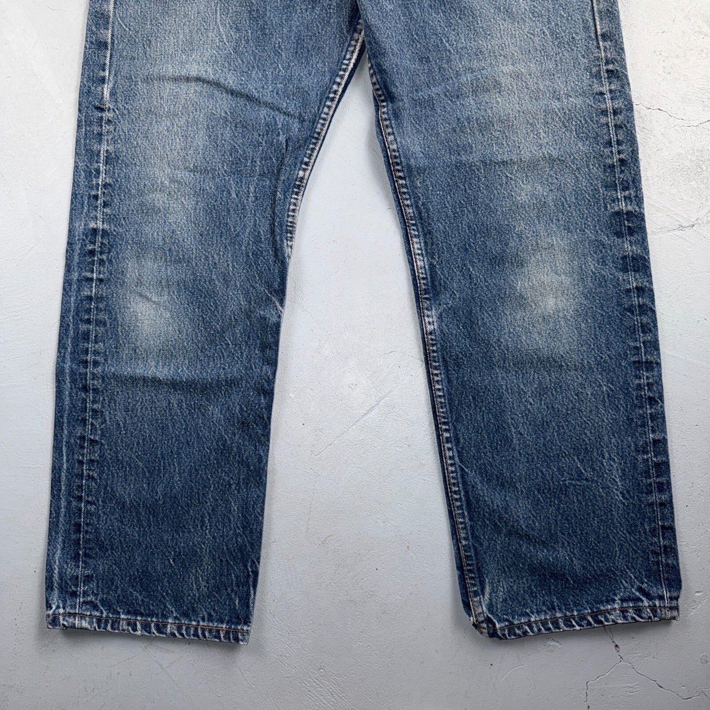 Levis 501 Vintage 80s USA XX Straight Leg Jeans Blue Med Wash 36x31 Act 33x26