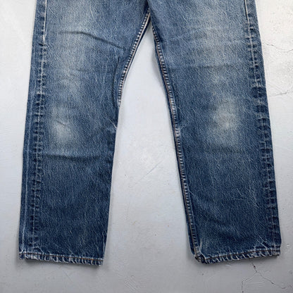 Levis 501 Vintage 80s USA XX Straight Leg Jeans Blue Med Wash 36x31 Act 33x26